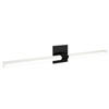 Tie Stix Adjustable Wall/Vanity 24VDC Static White & Warm Dim, White, 4SQ, Satin Black - Click to Enlarge