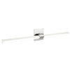 Tie Stix Adjustable Wall/Vanity 24VDC Static White & Warm Dim, White, 4SQ, Chrome - Click to Enlarge