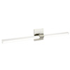 Tie Stix Adjustable Wall/Vanity 24VDC Static White & Warm Dim, White, 4SQ, Satin Nickel - Click to Enlarge