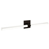 Tie Stix 2-Light Adjustable Wall/Vanity 24VDC Remote Power, Tunable White, White, 4SQ, Antique Bronze - Click to Enlarge