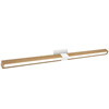 Tie Stix 2-Light Adjustable Wall/Vanity 24VDC Remote Power, Tunable White, Wood White Oak, 2RE, White - Click to Enlarge