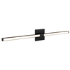 Tie Stix Wall 2-Light Wall/Vanity Tunable White 24VDC Remote Power, Horizontal Or Vertical Mounting, Antique Bronze, Satin Black, 4SQ - Click to Enlarge