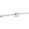 Tie Stix Wall 2-Light Wall/Vanity Tunable White 24VDC Remote Power, Horizontal Or Vertical Mounting, Antique Bronze, Chrome, 4SQ - Click to Enlarge