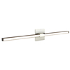 Tie Stix Wall 2-Light Wall/Vanity Tunable White 24VDC Remote Power, Horizontal Or Vertical Mounting, Antique Bronze, Satin Nickel, 4SQ - Click to Enlarge