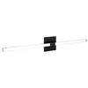 Tie Stix Wall 2-Light Wall/Vanity Tunable White 24VDC Remote Power, Horizontal Or Vertical Mounting, Chrome, Satin Black, 4SQ - Click to Enlarge