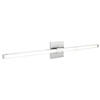 Tie Stix Wall 2-Light Wall/Vanity Tunable White 24VDC Remote Power, Horizontal Or Vertical Mounting, Chrome, Chrome, 4SQ - Click to Enlarge