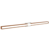 Tie Stix 2-Light Wall/Vanity Vertical Or Horizontal Mounting 24VDC, Static White & Warm Dim<br />, Wood Cherry, White, 2RE - Click to Enlarge