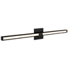 Tie Stix 2-Light Wall/Vanity Vertical Or Horizontal Mounting 24VDC, Static White & Warm Dim<br />, Wood Espresso, Satin Black, 4SQ - Click to Enlarge