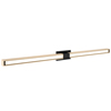 Tie Stix 2-Light Wall/Vanity Vertical Or Horizontal Mounting 24VDC, Static White & Warm Dim<br />, Wood Maple, Satin Black, 2RE - Click to Enlarge