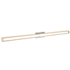 Tie Stix 2-Light Wall/Vanity Vertical Or Horizontal Mounting 24VDC, Static White & Warm Dim<br />, Wood Maple, Chrome, 2RE - Click to Enlarge