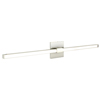 Tie Stix 2-Light Wall/Vanity Vertical Or Horizontal Mounting 24VDC, Static White & Warm Dim<br />, Satin Nickel, Satin Nickel, 4SQ - Click to Enlarge