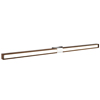 Tie Stix 2-Light Wall/Vanity Vertical Or Horizontal Mounting 24VDC, Static White & Warm Dim<br />, Wood Walnut, Chrome, 1RE - Click to Enlarge