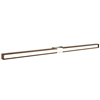 Tie Stix 2-Light Wall/Vanity Vertical Or Horizontal Mounting 24VDC, Static White & Warm Dim<br />, Wood Walnut, Satin Nickel, 1RE - Click to Enlarge