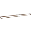 Tie Stix 2-Light Wall/Vanity Vertical Or Horizontal Mounting 24VDC, Static White & Warm Dim<br />, Wood Walnut, White, 2RE - Click to Enlarge