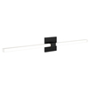 Tie Stix 2-Light Wall/Vanity Vertical Or Horizontal Mounting 24VDC, Static White & Warm Dim<br />, White, Satin Black, 4SQ - Click to Enlarge