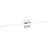 Tie Stix Wall 2-Light Wall/Vanity Tunable White 24VDC Remote Power, Horizontal Or Vertical Mounting, White, Chrome, 4SQ - Click to Enlarge