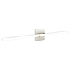 Tie Stix Wall 2-Light Wall/Vanity Tunable White 24VDC Remote Power, Horizontal Or Vertical Mounting, White, Satin Nickel, 4SQ - Click to Enlarge