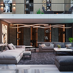 Zipp Wave LED Suspension Downlight with Remote Power