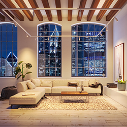 Pipeline Track 1 Circuit Suspension With Up Light Remote Power