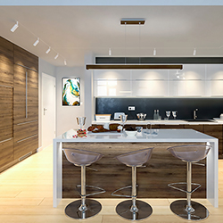 Glide Wood Downlight Center Feed