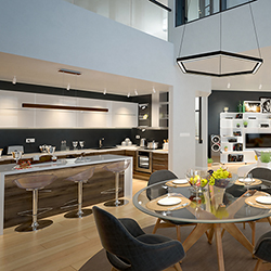 Glide Wood Downlight Center Feed