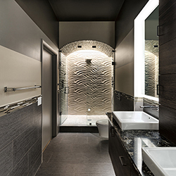 Sun 3C Ceiling LED with Cirrus Channel Wall Grazer and Soft Strip SS2C