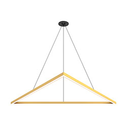 Cirrus MIYO Triangle, With Lit Corners 24VDC LED Suspension Dynamic Tunable White