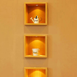 Cabinet Lighting Shelf Pureedge