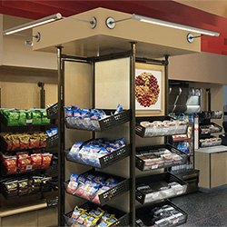 Pipeline® 1 Wall/Display Or Ceiling Single, Stem Mounted