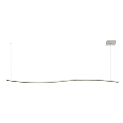 Zipp Wave Suspension Downlight with Power - End Feed