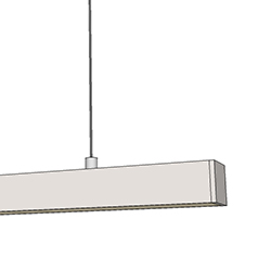 Cirrus Channel Suspension, Direct 1" Lens