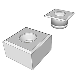 Dot LED Square 30°