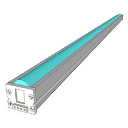 Micro Grazer Light Channel, 2.6W 24VDC RGB