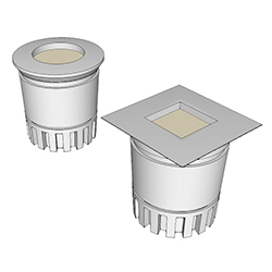 Sun 3 LED Uplight or Steplight Components