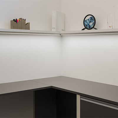 Zipp Shelf And Desk Light Modular