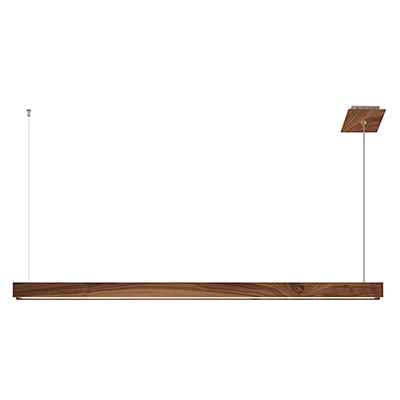 Glide Wood Up/Down - End Feed, Wood Walnut - Click to Enlarge