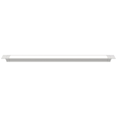 Light Channel Complete Fixture 0.6" Recessed Millwork 24VDC, Surface Mount Light Channel, Static White & Color, Tunable White, Warm Dim & RGB