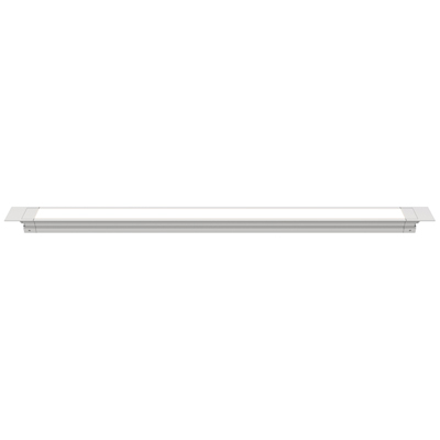 Light Channel Complete Fixture 0.6" Recessed Millwork 24VDC, Surface Mount Light Channel, Static White & Color, Tunable White, Warm Dim & RGB - Click to Enlarge