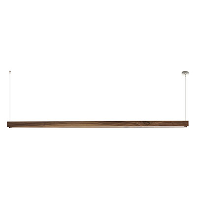 Glide Wood Up And Downlight 24VDC Remote End Feed, Tunable White, Wood Walnut - Click to Enlarge