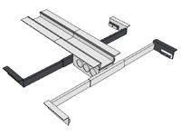 TruLine 1.6A Center Feed Power Channel Connector