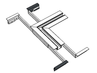 TruLine .5A L-Shaped Power Channel Connector