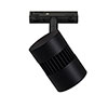 Radiant Medium Track Head 24VDC Integrated LED, Static White & Warm Dim Technology, Black Powdered Paint - Click to Enlarge