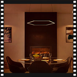 Warm Dim Dining Room